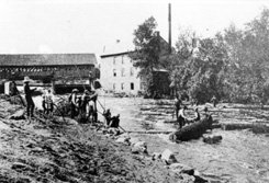 Log Drive circa 1909